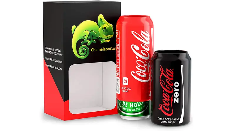 Chameleon Beer Can Covers