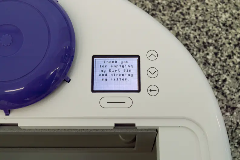 A screen for helpful messages