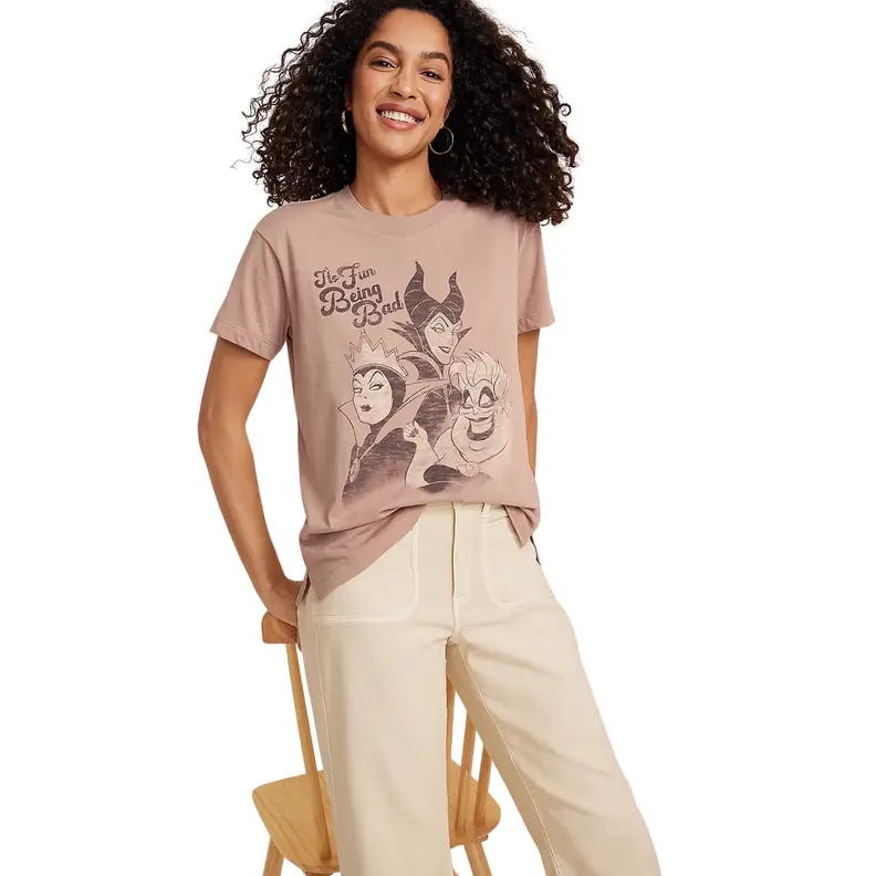 Disney Villains It’s Fun Being Bad Graphic Tee