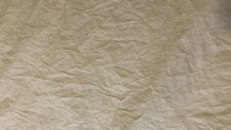 crinkled riley sheets close up