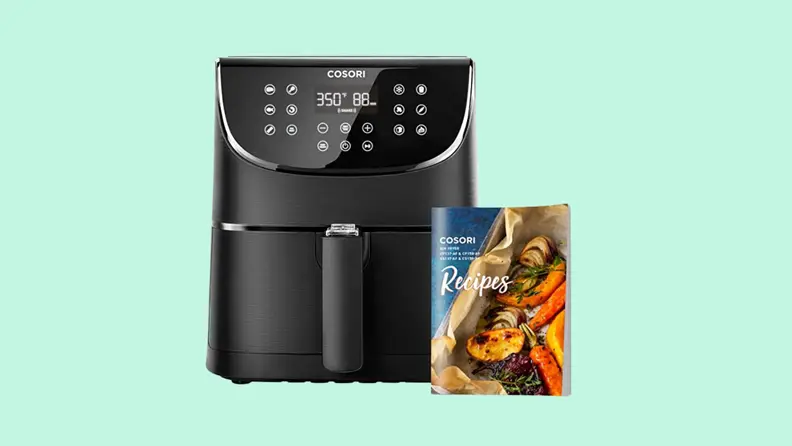 air fryer with recipe book