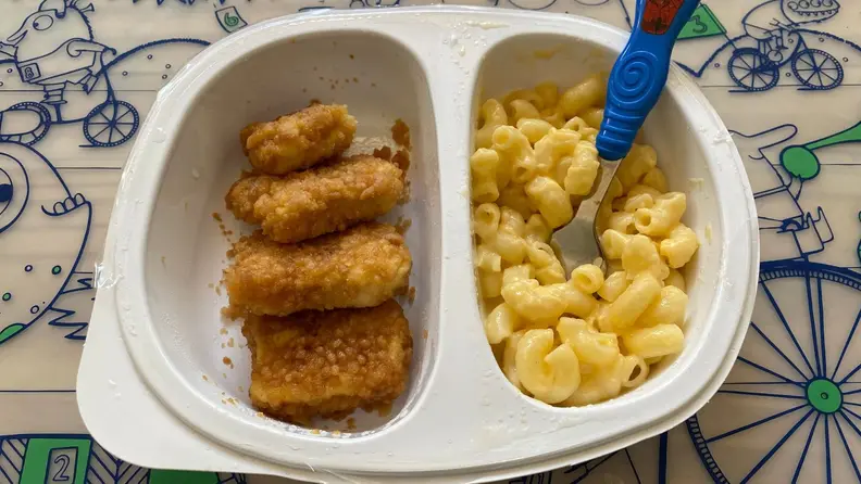 The chicken nugget dinner from Yumble.