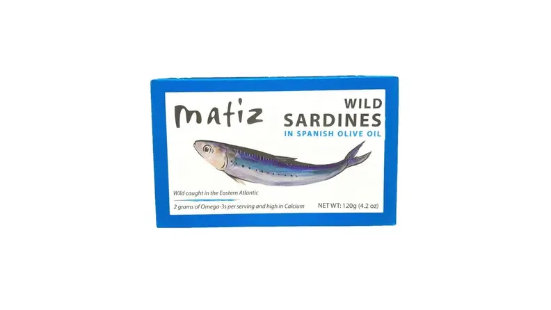 A package of tinned sardines.