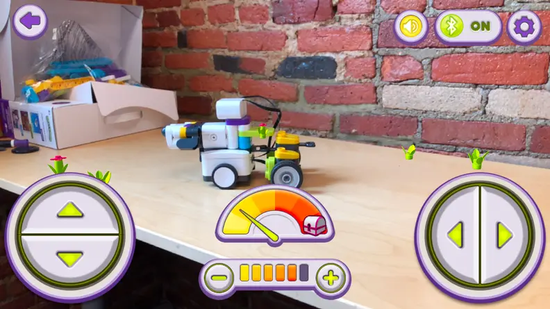 You can drive the robots around freehand in the Control module of the Botzees app.