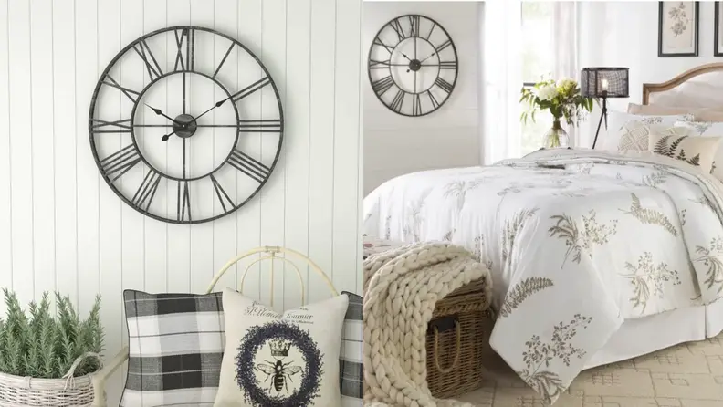 Oversized Eisenhauer 30" Wall Clock