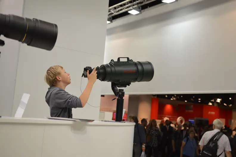 Sigma makes all manner of lenses, from compact primes to this bazooka telephoto.