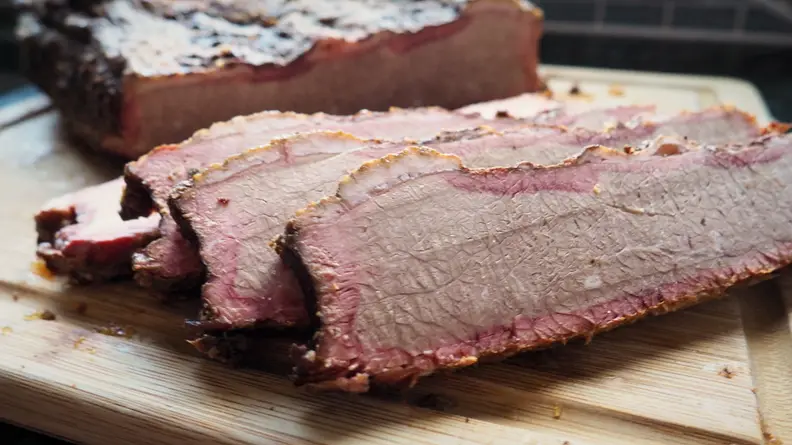 Brisket cooked on the Weber SmokeFire EX4