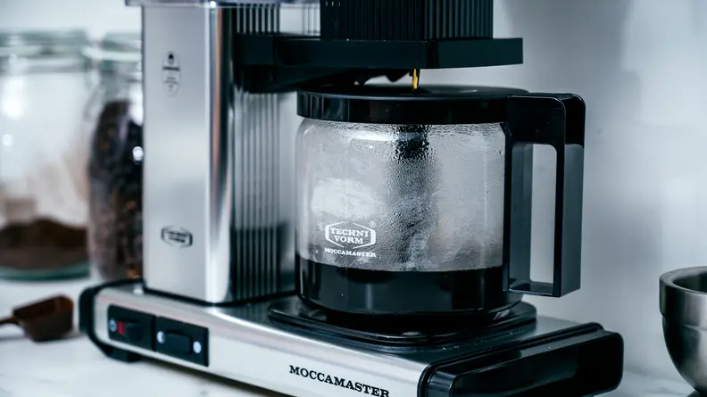 Technivorm Moccamaster Drip coffee makers are popular because they're easy to use.