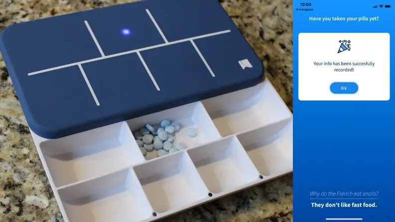 EllieGrid sends you a cute riddle with each alarm.