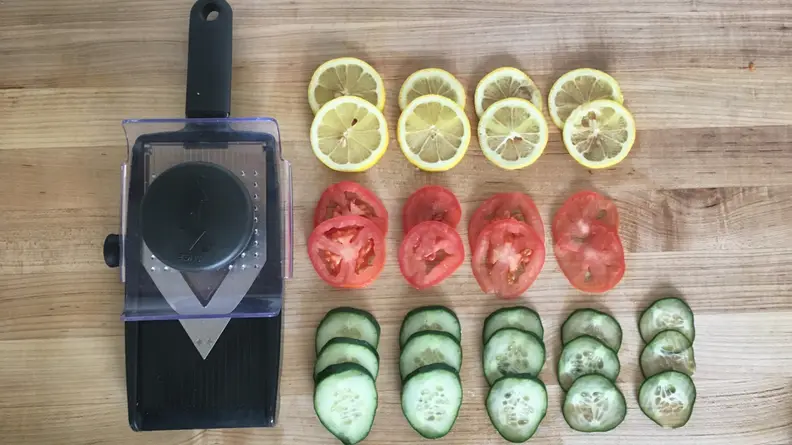 KitchenAid Adjustable Hand-Held V-Blade Mandoline Slicer