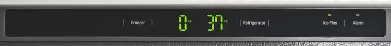 Streamlined controls make it easy to adjust the temperature in the LG LDC24370ST.