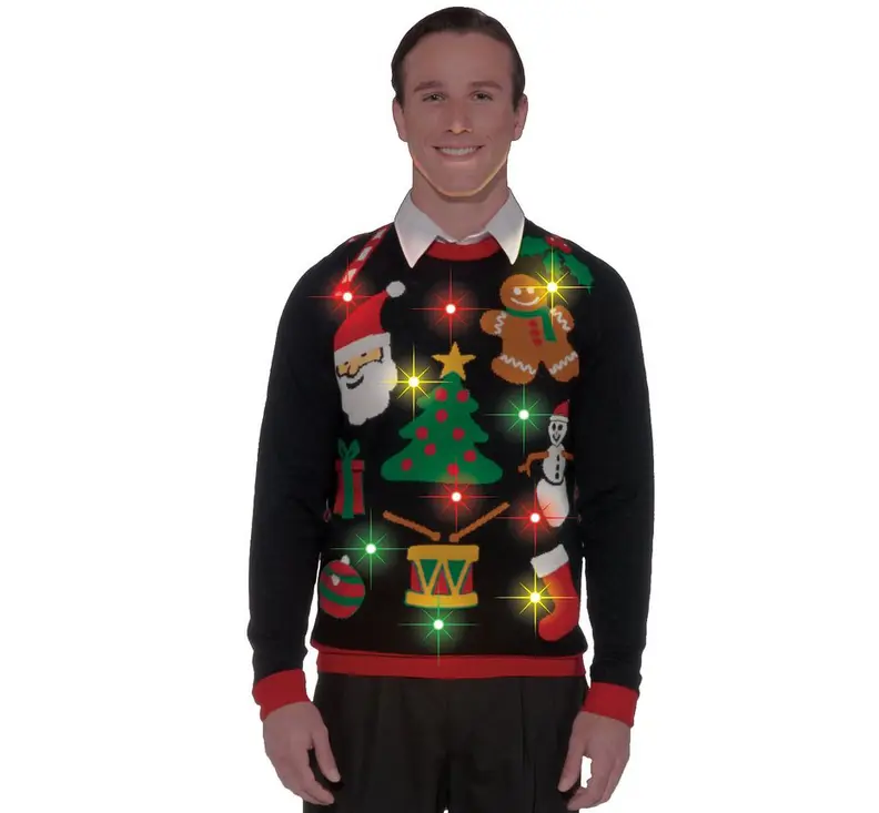 light-up Christmas sweater