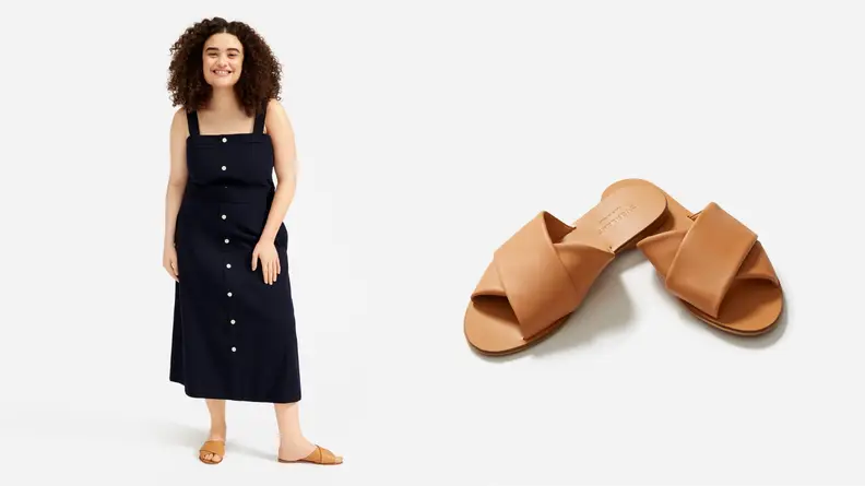 Everlane Sandals Camel