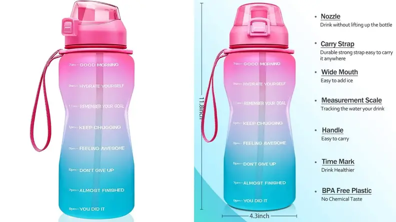 half gallon water bottle