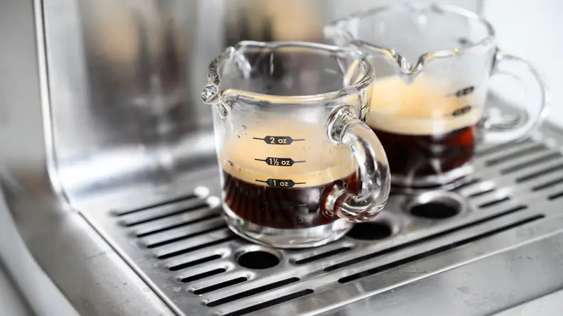 Espresso made by Breville Touch.
