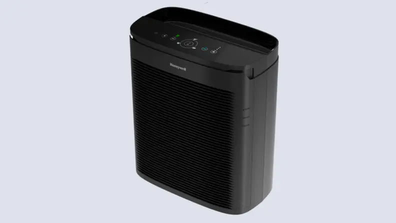 A Honeywell PowerPlus HEPA air purifier