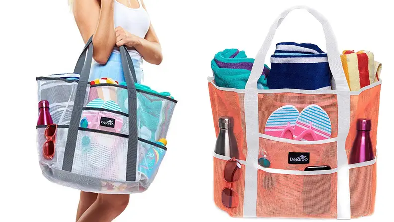 Mesh beach bag