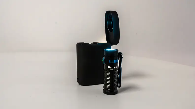 The Olight Baton 3 on a table