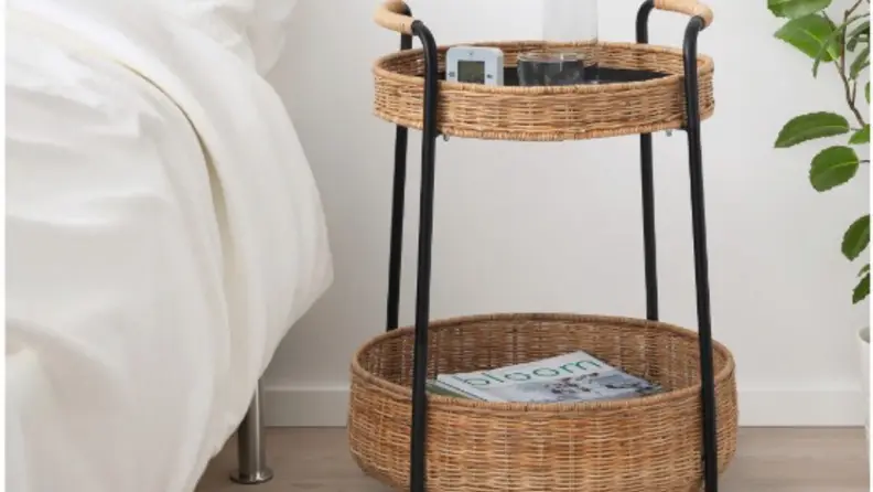 A Lubban bar cart from Ikea
