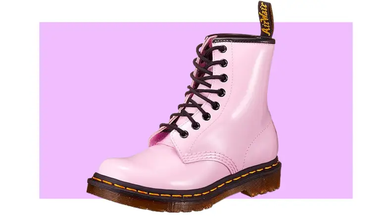 light pink Dr. Martens