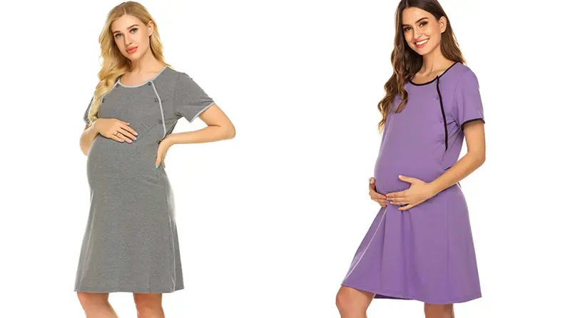 A soft nightgown for labor
