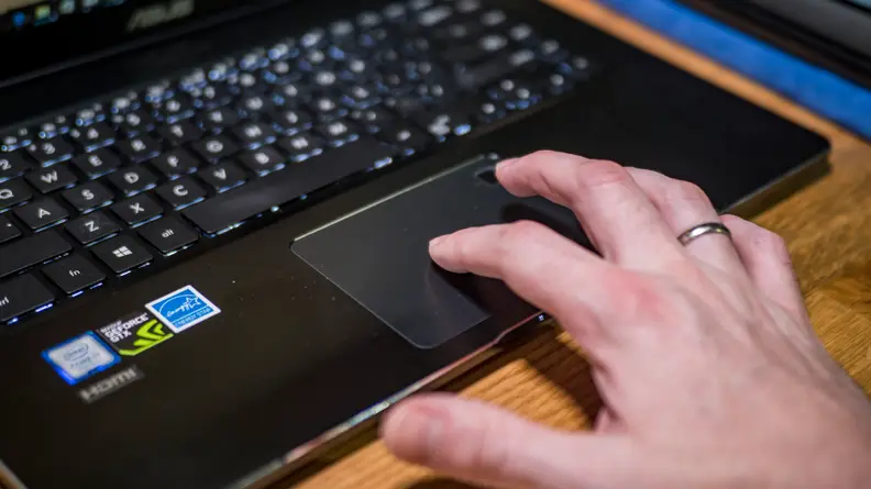 The trackpad on the ZenBook Pro uses Windows Precision drivers, and it gave us no major issues once we tweaked the settings.