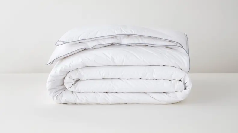 Tuft & Needle's Down Duvet Insert is purposefully oversized, making it all the more cozy.