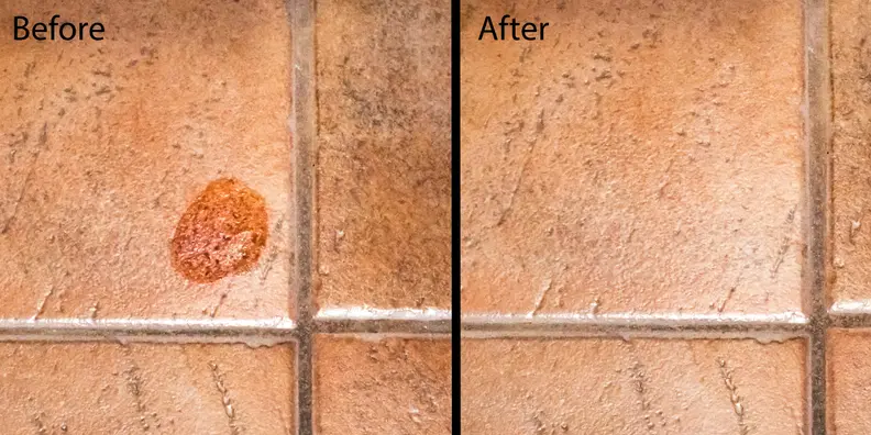 We found the S3 performed well at removing stains.