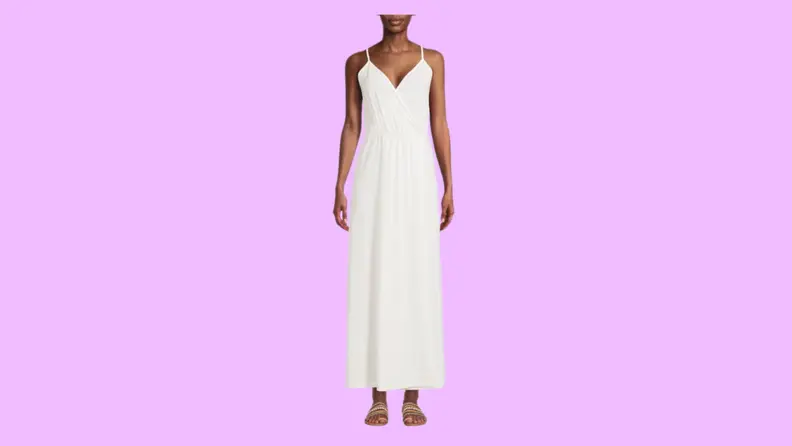 white maxi dress