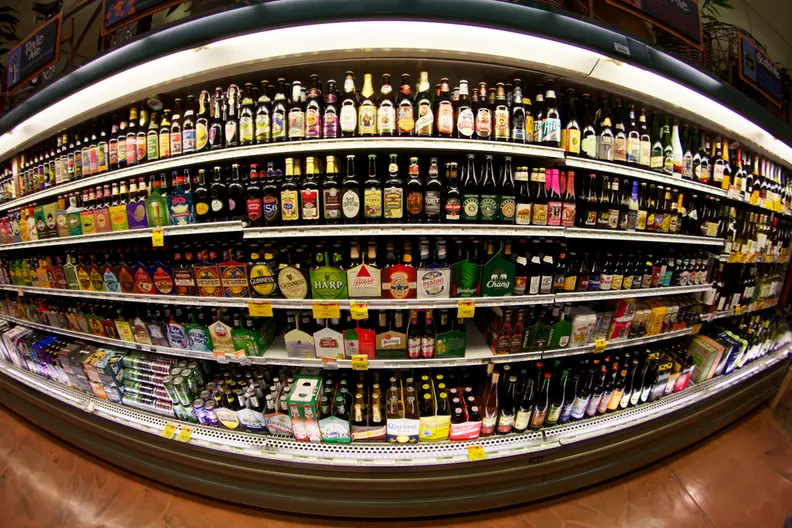 Beer at the store.