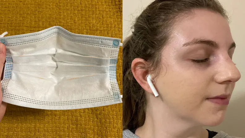 The author after wearing the Fenty Beauty Pro Filt’r Soft Matte Longwear Foundation for an hour-long walk.
