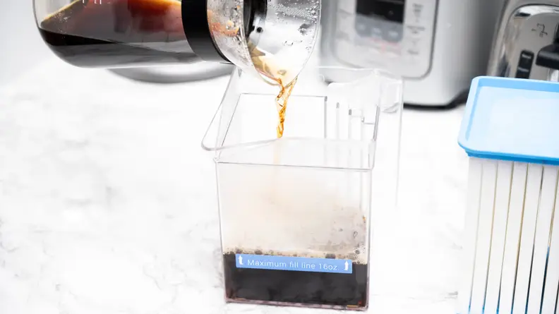 We like how quickly it turns hot beverages ice cold.