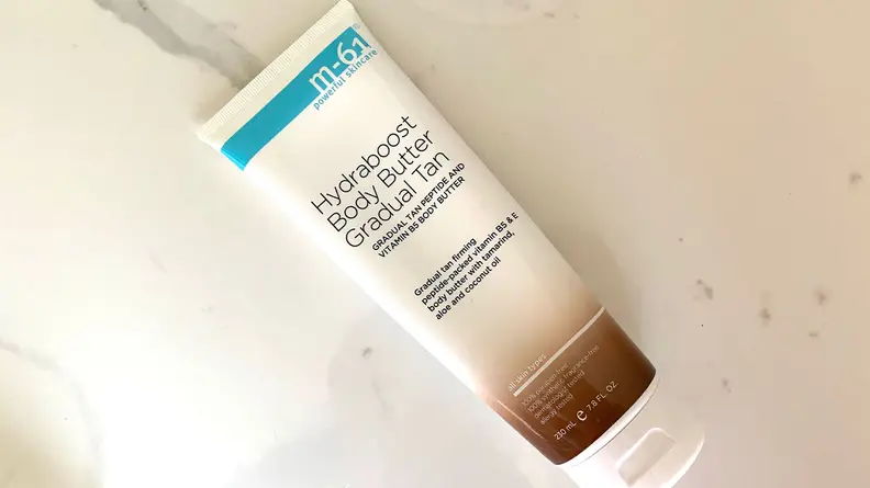 The M-61 Hydraboost Gradual Tan Body Butter.