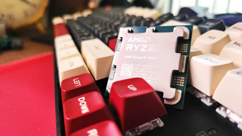 The AMD Ryzen on a keyboard.