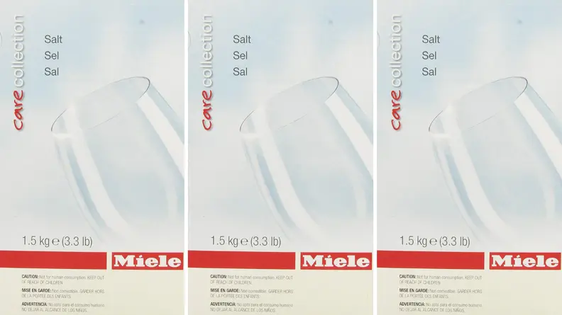 Miele dishwashers have a salt dispenser to allow you to add their proprietary salt to your dishwasher