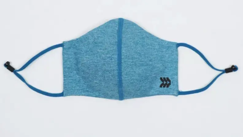 A blue face mask by Target's All in Motion.