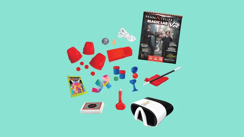 The Penn & Teller Magic VR Lab and its contents.