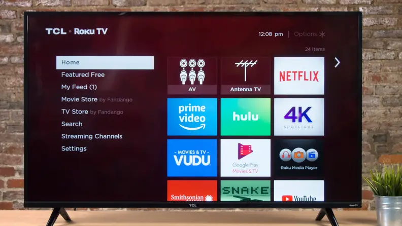 The TCL 4 Series Roku TV User Interface