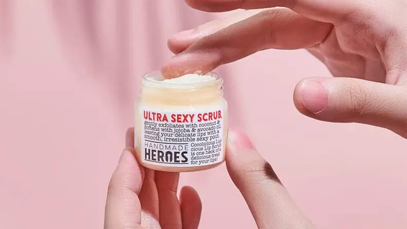 The Homemade Heroes Lip Scrub.