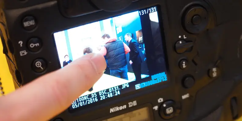 Rather surprisingly, Nikon has included a touchscreen with the D5 that'll even function when wearing gloves.