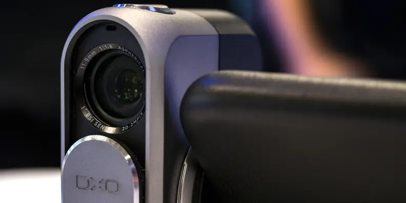A photo of the DxO One shot at the Photo Plus Expo in New York City.
