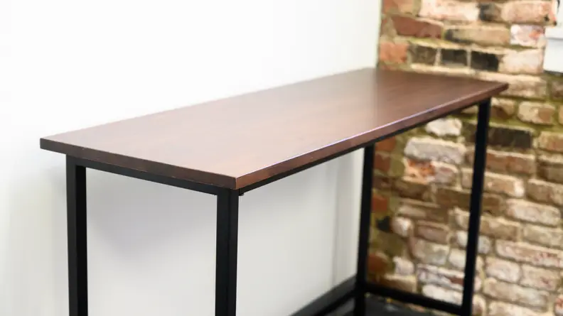 A Rivet console table