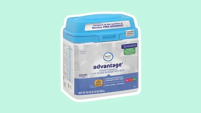 Similac baby formula container