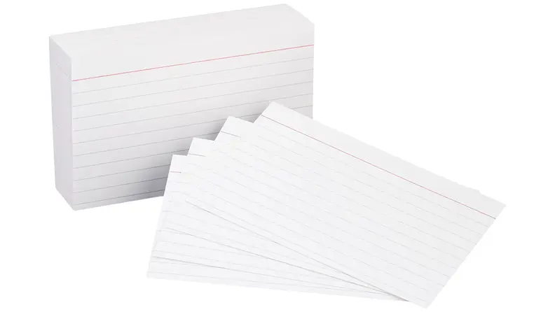 AmazonBasics Heavy Weight Ruled Index Cards