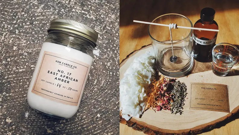 KSM Candle Co. candle and candle making kit
