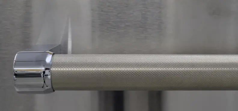A KitchenAid knurled handlebar has interesting texture