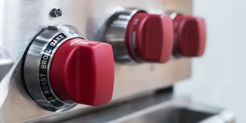 Rangetop control knobs