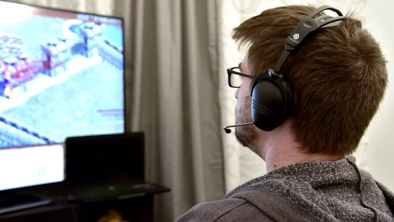 Headset In Use