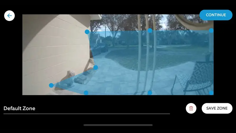 How to set up customizable motion zones in the Ring app