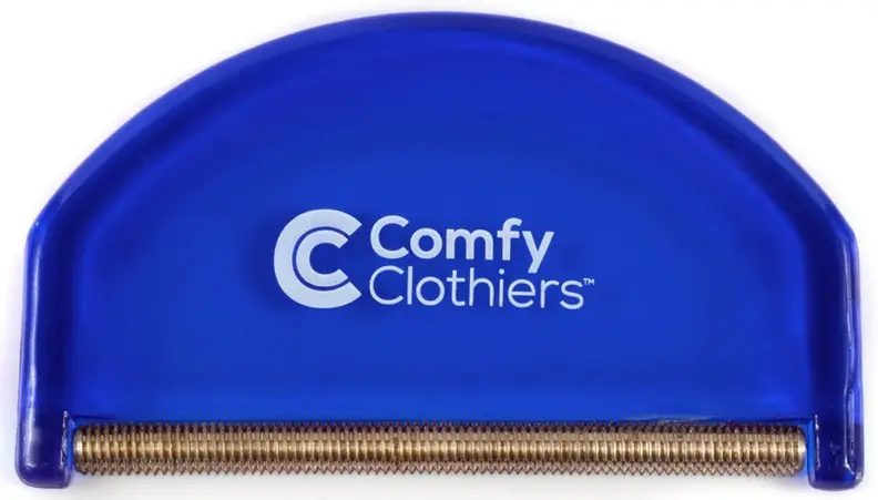 Lint comb for wool and cashmere garments.